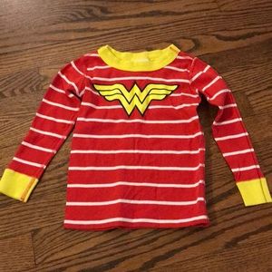 Hanna Andersson Wonder Woman PJ top. Near new.